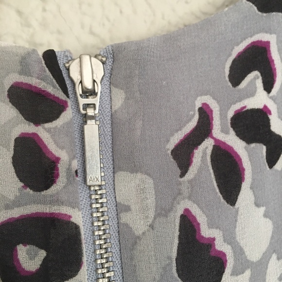 NWT A/X Armani Exchange Animal Print Grey Dress - Picture 9 of 16